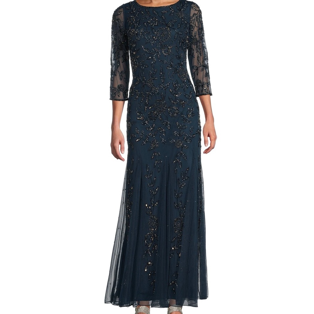 Pisarro Nights Navy Evening Gown